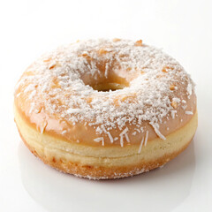 donut on white background