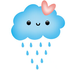 cloud with rain