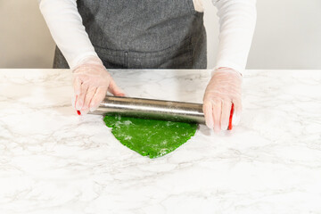 Festive Green Gingerbread Cookies for Holiday Baking