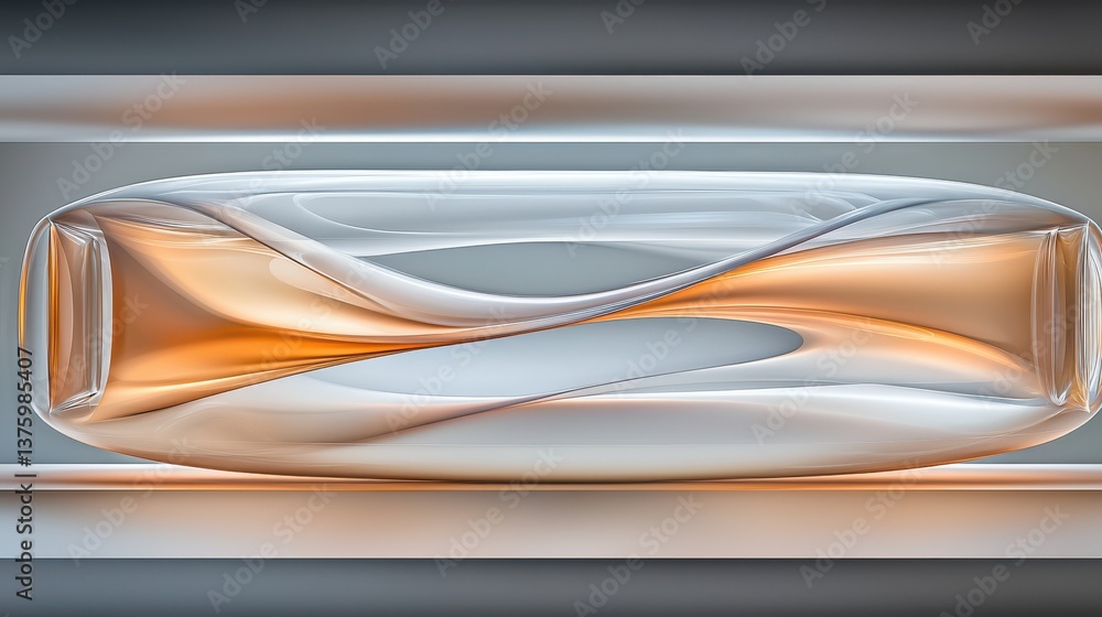 Poster vintage style rendering of double-slit experiment digital art abstract high-resolution creative conc