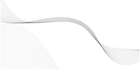 Gray wave curve lines abstract background with flowing particles abstract Curved wavy lines tech futuristic motion background technology line stripe isolated science digital flowing black line 