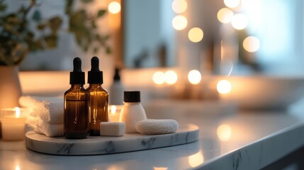 Relaxing Bathroom with Candles