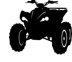 Fototapeta premium Simple vector icon quad bike 
