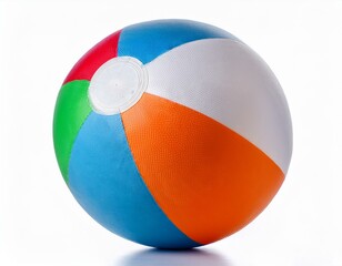  Beach ball isolated on a white background