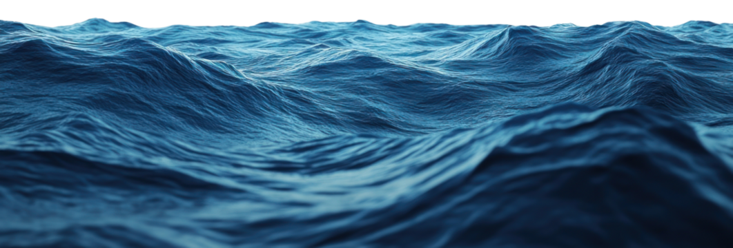 PNG Huge wave in the ocean blue natural nature.