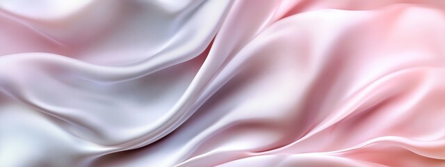 Obraz premium Luxury silk texture background with soft folds and pastel tones
