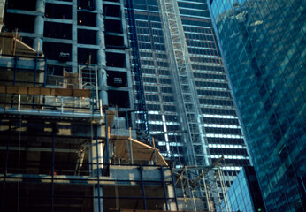 Fototapeta premium abstract background: modern office building