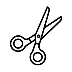 Scissors cutting clean lines and shapes  