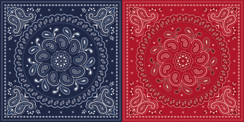 Indian Paisley Floral bandana. Turkish, Persian cucumber, buta. Ethnic kerchief, tapis, rug, blanket.	