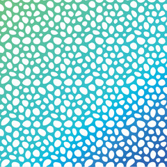 Abstract Blue and Green Bubble Pattern Background Texture