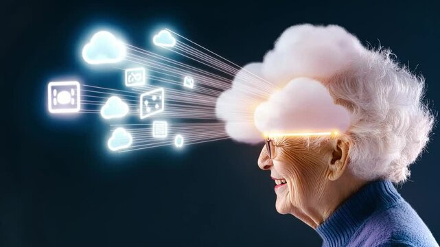 Innovative neural implants reshape healthcare for senior individuals in futuristic settings