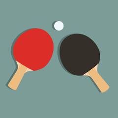 ping pong table racket. Racket for table tennis