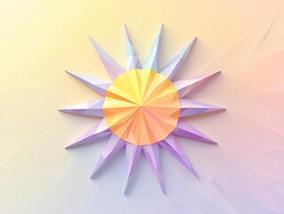 Pastel Sunburst