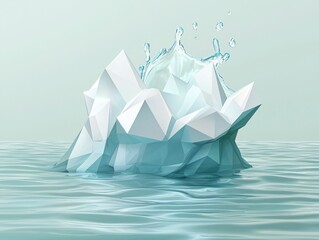 Iceberg Melt Concept