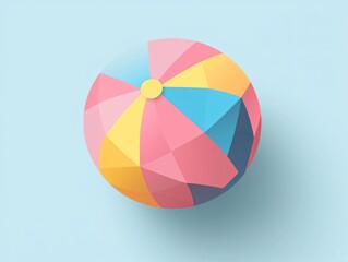 Obraz premium Beach Ball Summer Fun