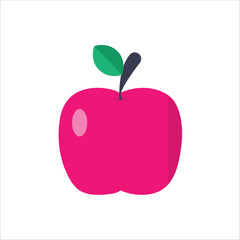 PrintAn illustration of a fresh, crisp red apple, symbolizing health and vitality.
