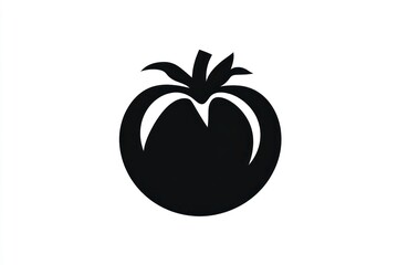 Isolated Tomato Icon Illustration for Culinary and Design Projects