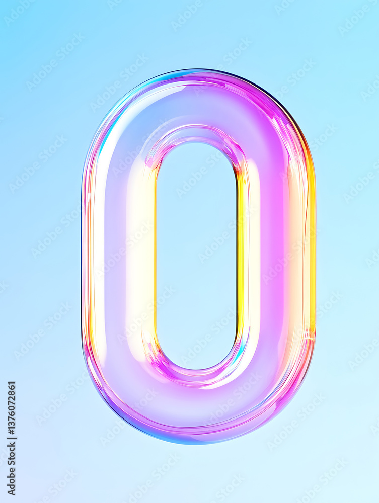 Poster 3d rendering digital font big sale event countdown concept element