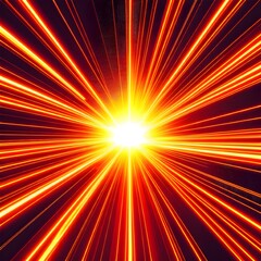 Obraz premium 레드컬러의 레이저빔(a red laser beam)