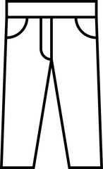 pants Illustration on a white background