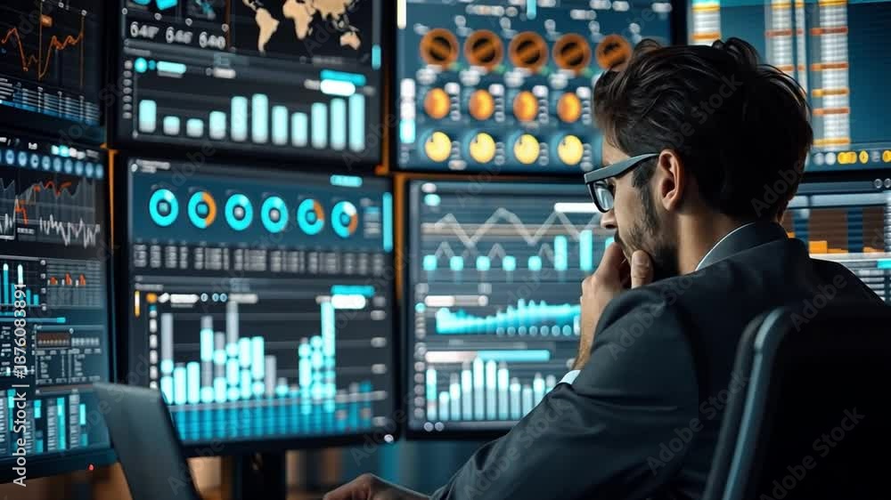 Poster insights from advanced analytics dashboard showcasing metrics and trends in business intelligence