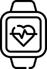 smartwatch Illustration on a white background