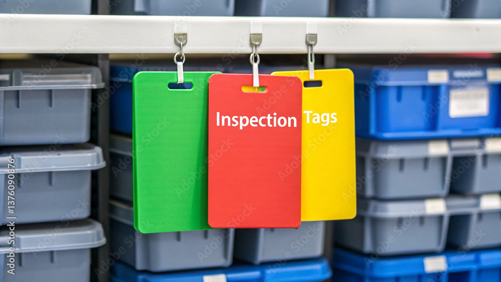 Poster inspection tags are essential for quality control in various settings, ensuring that items are prope