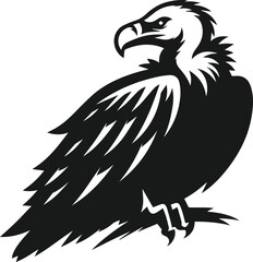 Vulture bird animal silhouette
