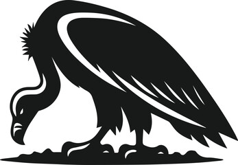Vulture bird animal silhouette
