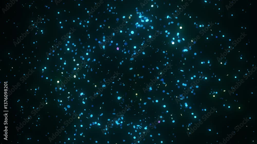 Poster glowing particles dynamically align to form a futuristic map of mauritius. the animation features ro
