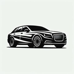 Fototapeta premium Here are a few title options for your car vector illustration