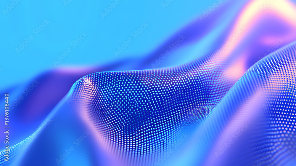 Aufkleber dynamic fluid color gradient background, abstract kv main visual business ppt background