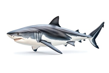 Obraz premium Great White Shark with ocean predator.