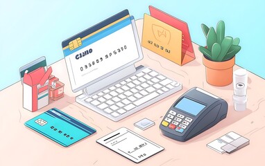 Payment Processing Illustration