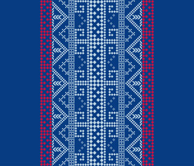 geometric ethnic pattern vector design