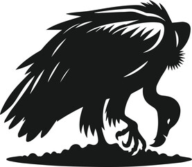 Vulture bird animal silhouette