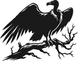 Obraz premium Vulture bird animal silhouette
