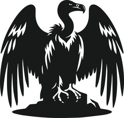 Obraz premium Vulture bird animal silhouette