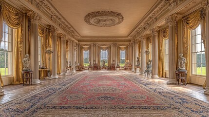 Obraz premium Grand Mansion Hall, Interior View
