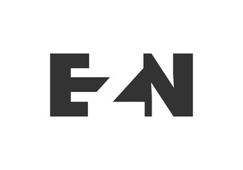 EZN logo design. Initial letter E Z N bold font style for tech startups, consulting, corporate branding. Creative company name, headlines typography identity, trendy logotype.