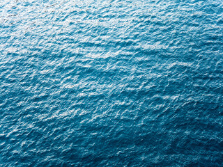 Blue water surface