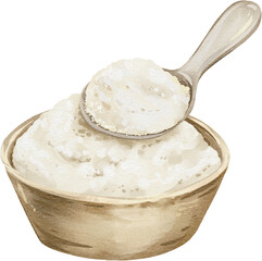 watercolor coconut milk powder