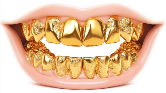 gold tooth png illustration