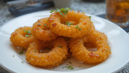 deep fried calamari rings