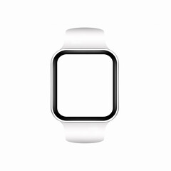 Smartwatch Mockup with Blank Screen. 3d illustration