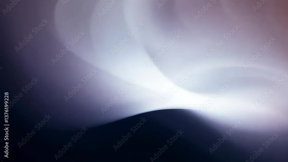 Poster a blurry blue and white image of a wave. the wave is in the middle of the image and is surrounded by