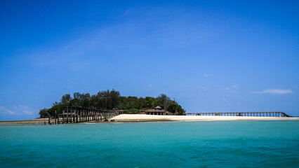 Fototapeta premium The landscape of the Prison Island near Zanzibar