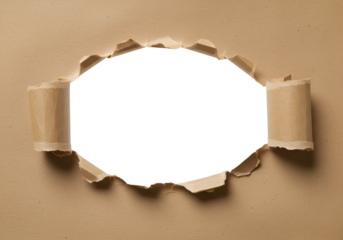 "Breakthrough: Hands Tearing Through White Paper with Dramatic 3D Effect"