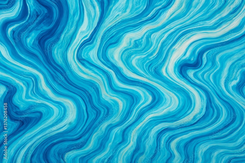 Aufkleber marble texture background in shades of blue and white, creating a flowing, liquid pattern, ideal for
