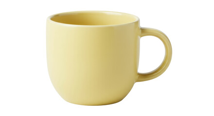 Isolated Yellow Mug